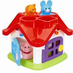 Casuta de joaca cu forme de sortare Quatro Miniland