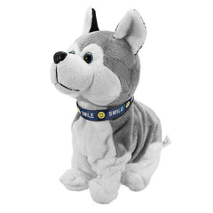 Catel husky interactiv latra se misca jucarie din plus alimentare baterii