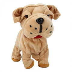 Catel interactiv buldog francez latra se misca adulmeca accesoriu zgarda plus