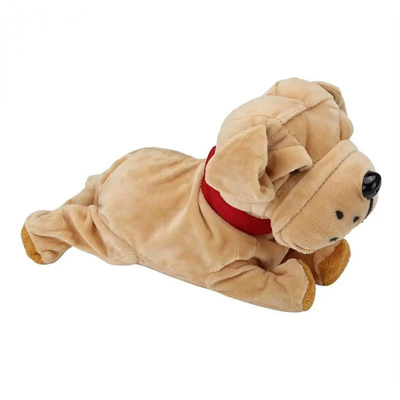 Catel interactiv buldog francez latra se misca adulmeca accesoriu zgarda plus