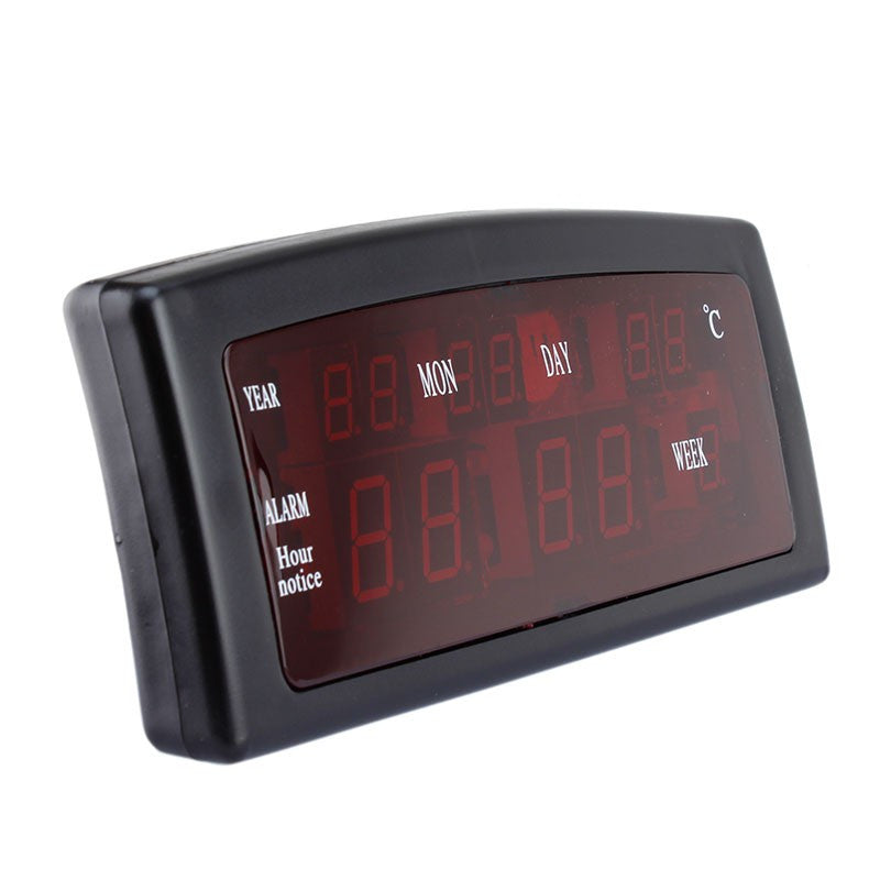 Ceas birou afisaj Led Rosu cu Calendar si Alarma Caixing