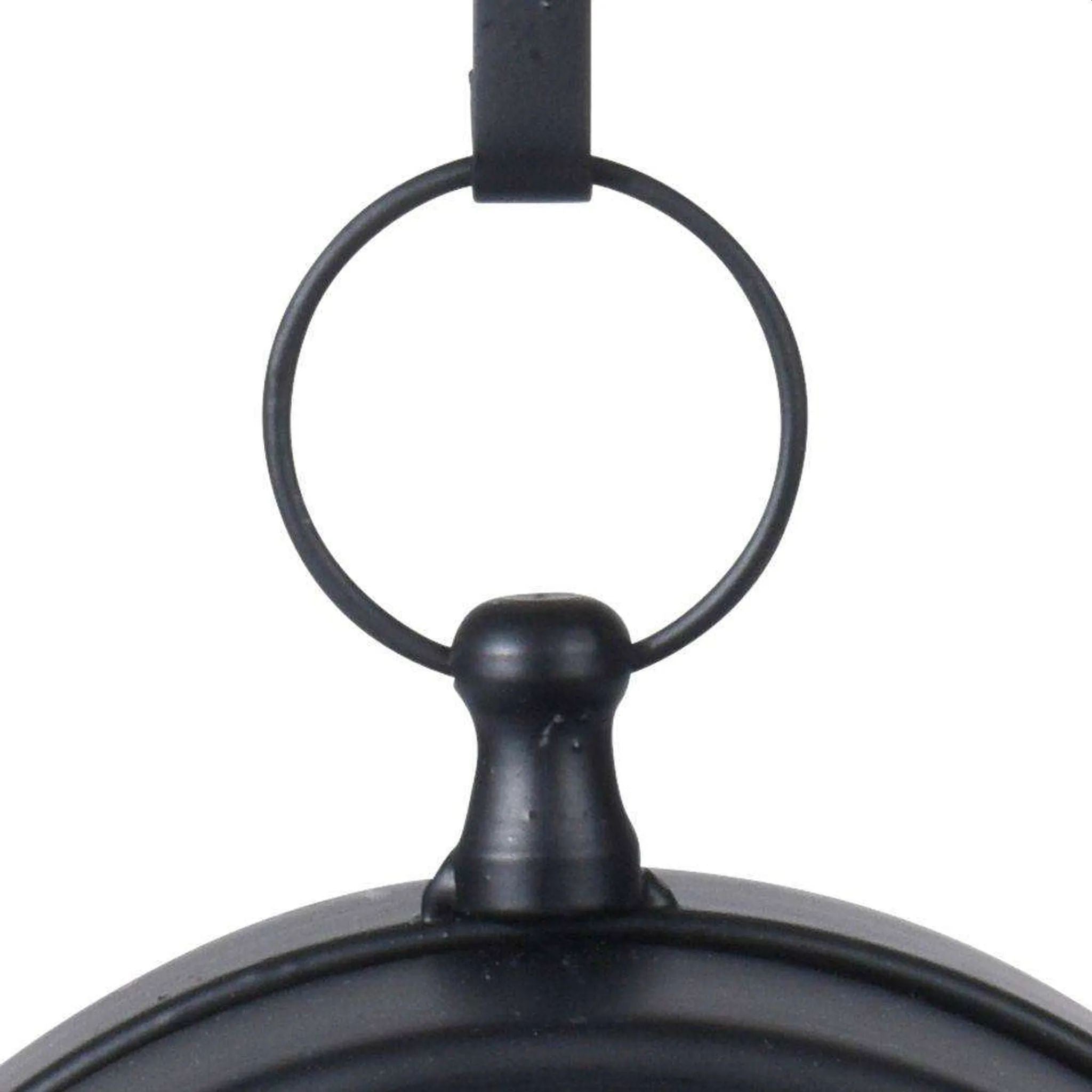 Ceas de masa aspect retro suspendat diametru 16.5 cm analog