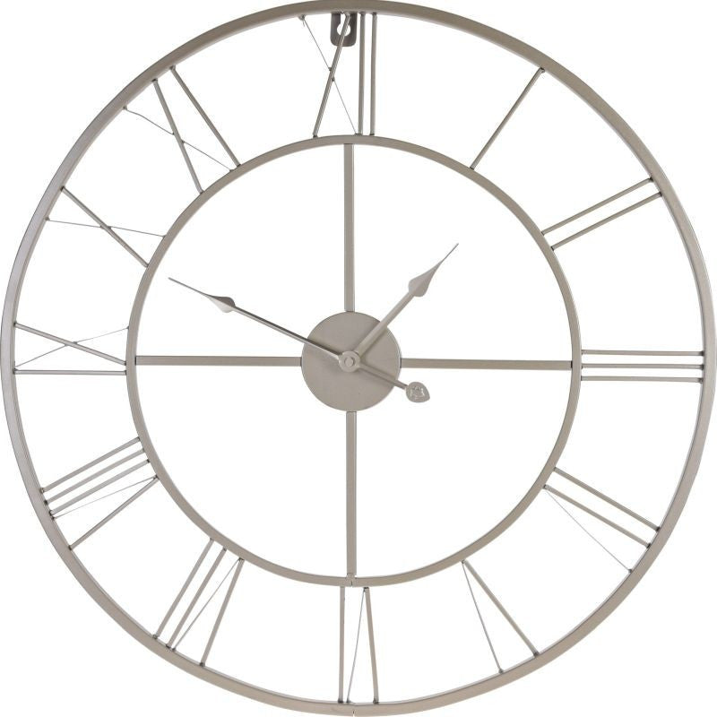 Ceas de perete diametru 57 cm cifre romane quartz design clasic auriu