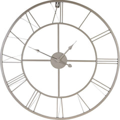 Ceas de perete diametru 57 cm cifre romane quartz design clasic auriu