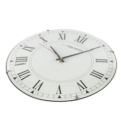 Ceas de perete Retro fara rama Cifre Romane rotund 30 cm Esperanza Roma