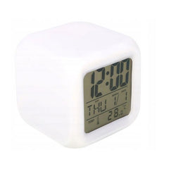 Ceas digital iluminat led temperatura calendar functie alarma 8 melodii