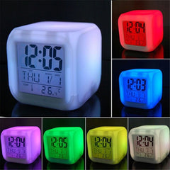 Ceas digital iluminat led temperatura calendar functie alarma 8 melodii