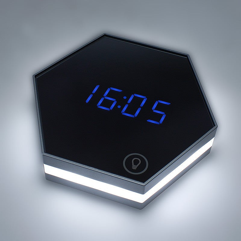 Ceas digital Led cu Oglinda USB lumina Veghe, Data si Termometru