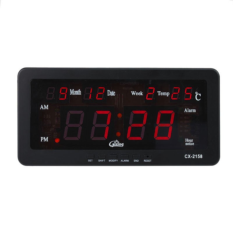 Ceas digital Led rosu afisaj 12h calendar si temperatura Caixing