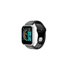 Ceas inteligent Bluetooth cu senzor de ritm cardiac negru Y68