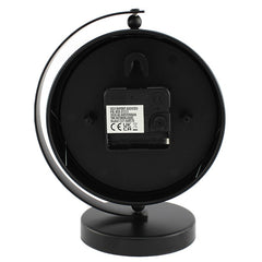 Ceas metalic de masa meridian suport stabil dimensiune 16.5x10.5x20 cm culoare negru