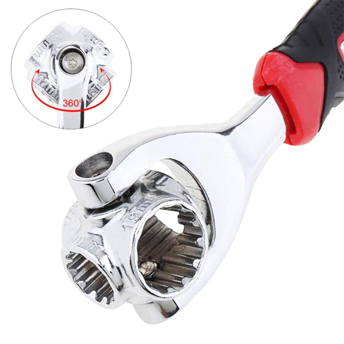 Cheie tubulara universala multifunctionala din metal rezistent 8-19mm AVX-AG476B