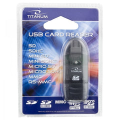 Cititor de carduri Universal SDHC/SD/MMC/RS-MMC/MiniSD Titanum