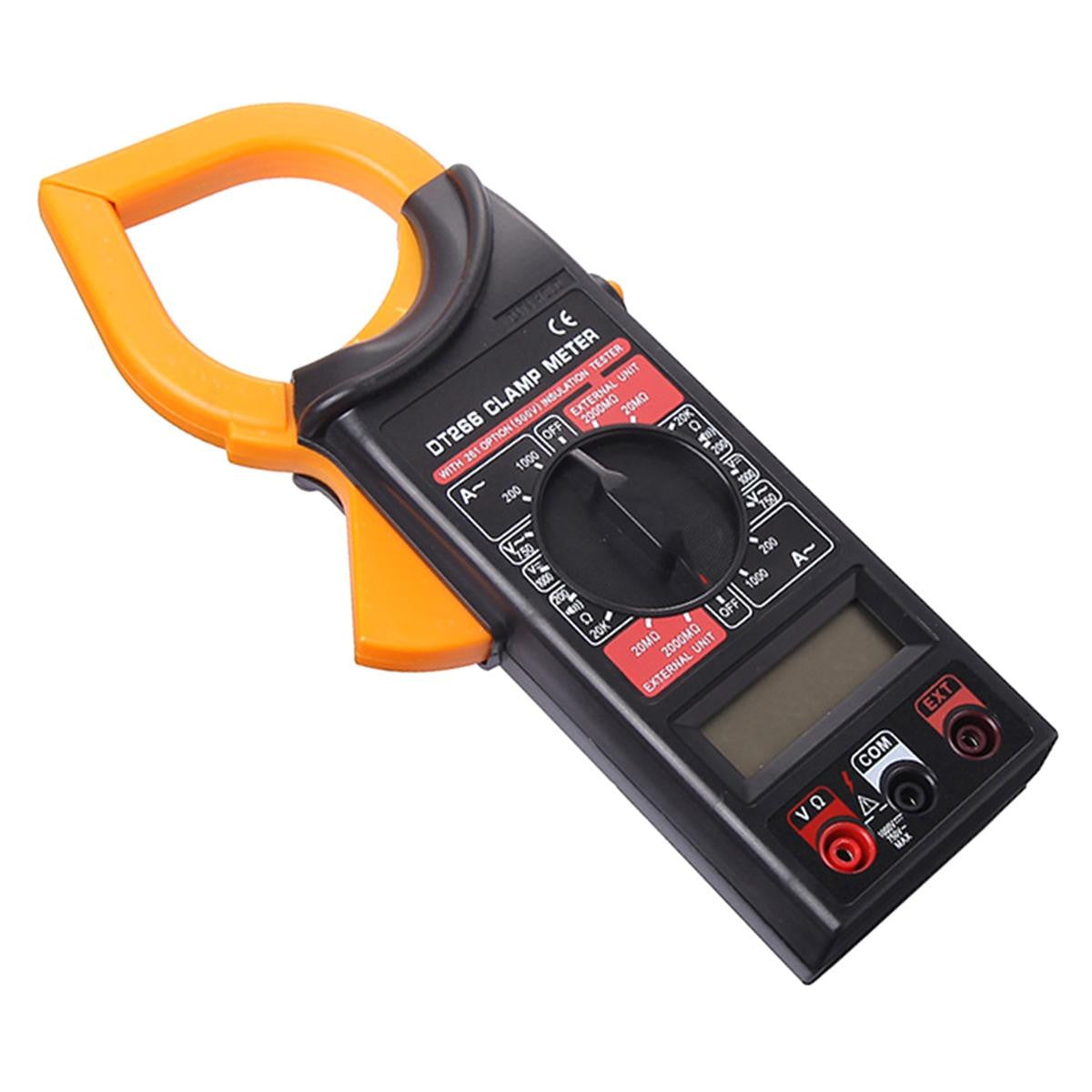 Clampmetru digital cu afisaj LCD cu husa inclusa multimetru