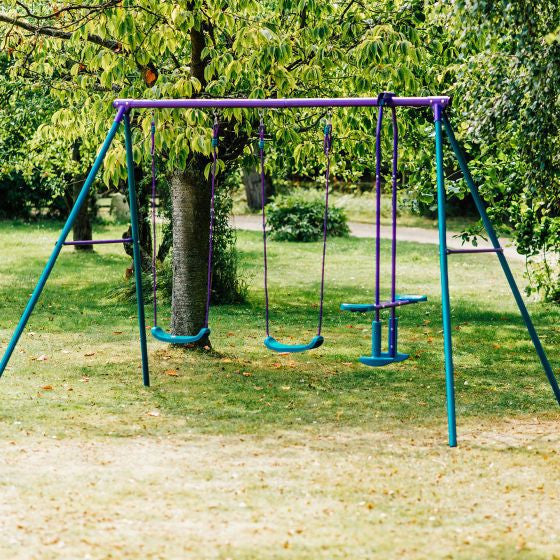 Complex leagane pentru 4 copii Jupiter Plum