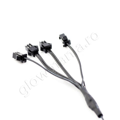 Conector splitter tip b pentru fir neon el-wire model 4 iesiri