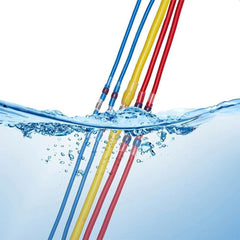 Conectori termocontractibili etansare si lipire conductori electrici 120 piese carcasa