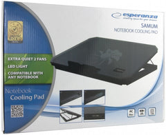 Cooler cu Stand pentru Laptop 15.6 - 17 inch iluminat cu Led Esperanza Samum