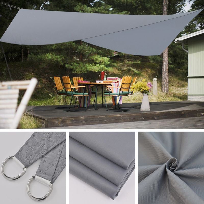 Copertina parasolar 4x3 m impermeabila 180gmp gri
