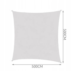 Copertina parasolar 5x5 m poliester bej densitate 180 gmp