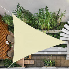 Copertina parasolar triunghiulara inele prindere 3x3x3 m impermeabila 180gmp