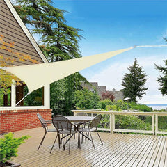 Copertina parasolar triunghiulara inele prindere 3x3x3 m impermeabila 180gmp