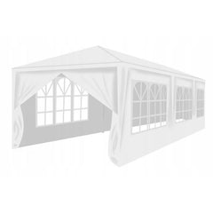Cort de gradina 9x3 m 8 pereti ferestre cadru otel inaltime 2.5 m