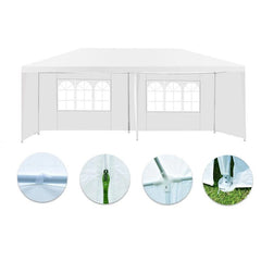 Cort gradina 3-6 m cadru din otel pavilion impermeabil ferestre laterale