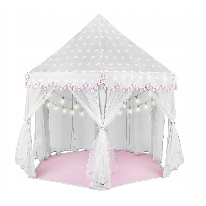 Cort tip Castel forma hexagonala 123-140cm 6 intrari cu perdele pliabil
