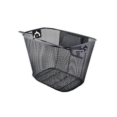 Cos bicicleta universal montare fata maner 33x25x23 cm metal negru