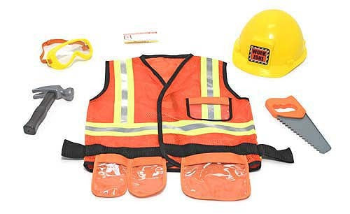 Costum de carnaval jocuri de rol Constructor Melissa and Doug