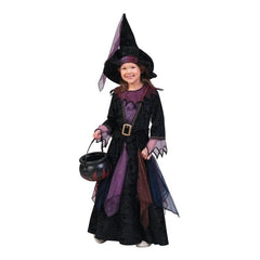 Costum Halloween Vrajitoare din 3 piese marime 128