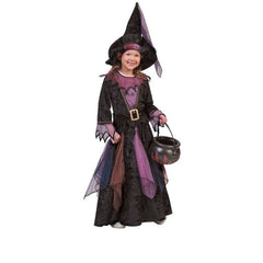 Costum Halloween Vrajitoare din 3 piese marime 128