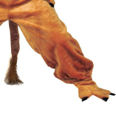 Costum Leul Simba Tip salopeta Fetite si Baieti inchidere fermoar maro-alb marime 92