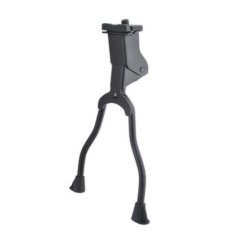 Cric dublu bicicleta metal 33.5x21 cm picioare anti-alunecare negru