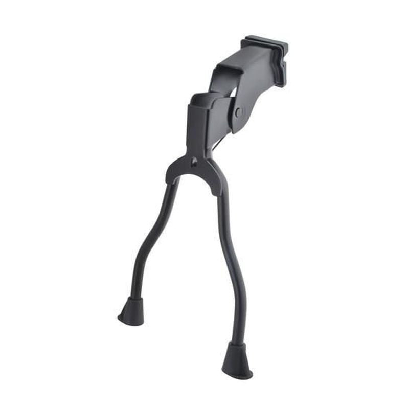 Cric dublu bicicleta metal 33.5x21 cm picioare anti-alunecare negru