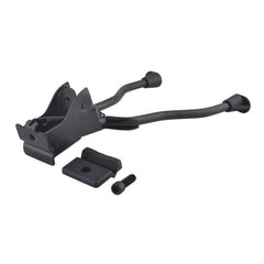 Cric dublu bicicleta metal 33.5x21 cm picioare anti-alunecare negru
