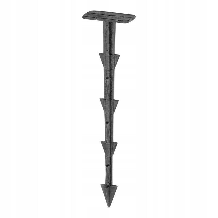 Cui fixare folie straturi pentru gradina si sera lungime 15 cm negru