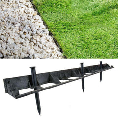 Cuie plastic pentru fixare separator gazon lungime 20 cm negri