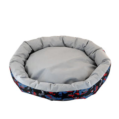 Culcus din material impermeabil pentru caine pisica model Camuflaj 77 cm