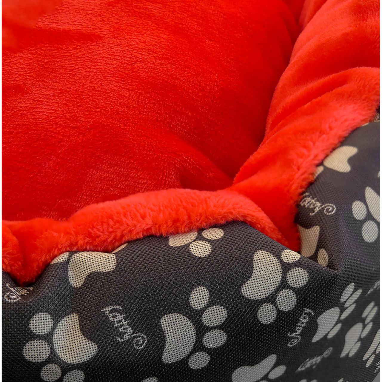 Culcus moale cu perna pentru caine pisica culoare roz 50 cm