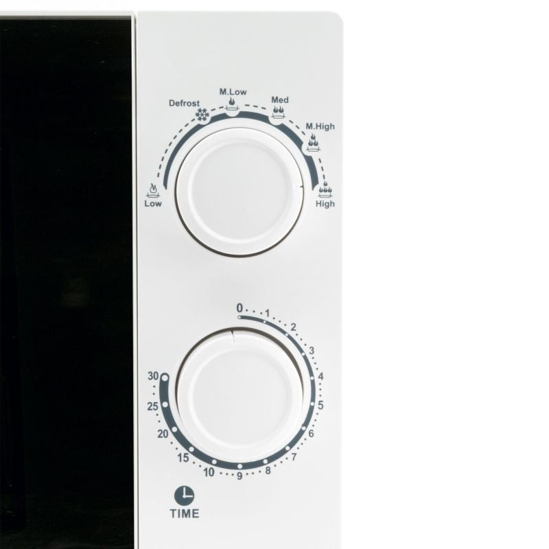 Cuptor cu microunde cu 5 trepte putere capacitate 20 l alb 700 W