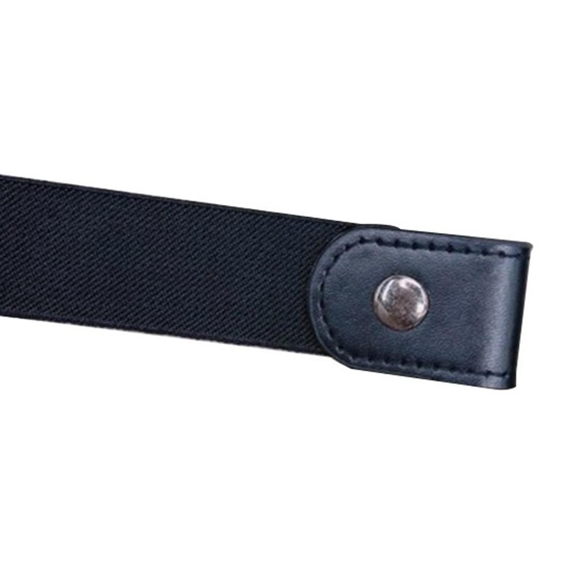 Curea pentru Pantaloni neagra Elastica fara Catarama 60-100cm