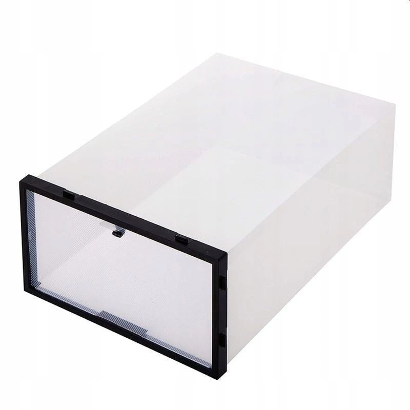 Cutie depozitare Incaltaminte inchidere cu capac transparenta 31x21x12 cm plastic