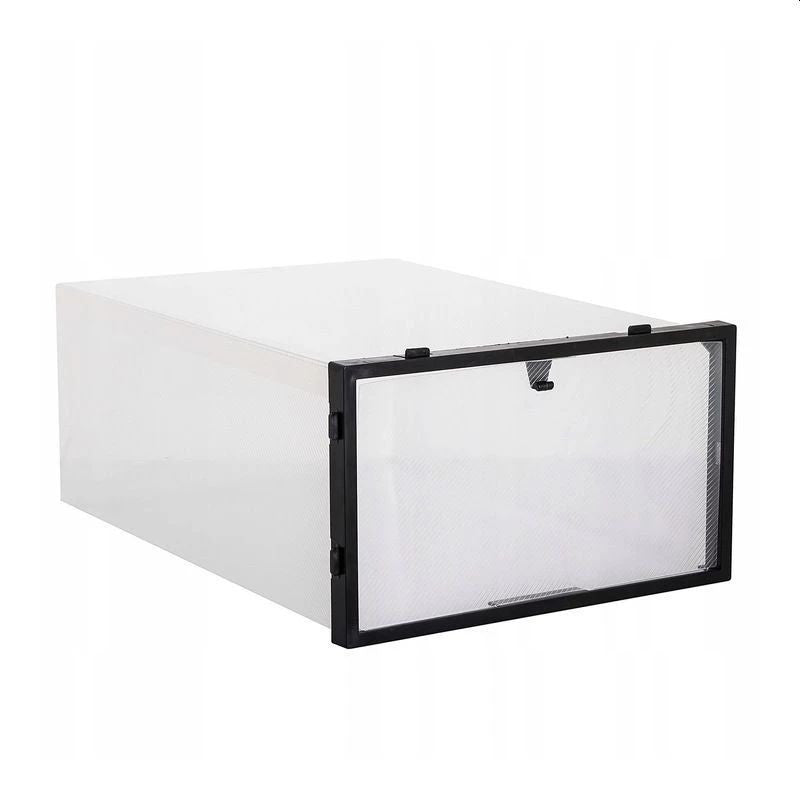 Cutie depozitare Incaltaminte inchidere cu capac transparenta 31x21x12 cm plastic