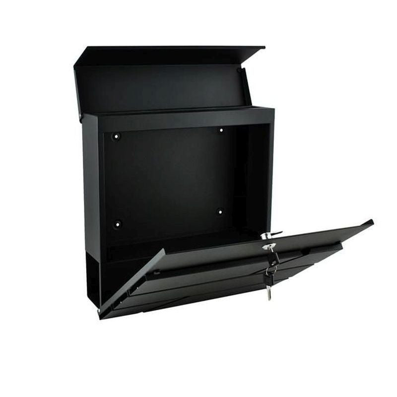 Cutie postala Exterior Otel Galvanizat spatiu ziare Antracit 37x36.7-10 cm