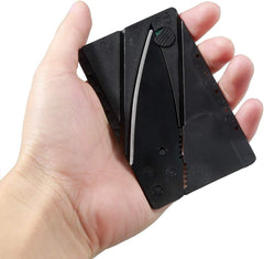 Cutit multifunctional pliabil tip card credit lungime totala 14.5 cm negru