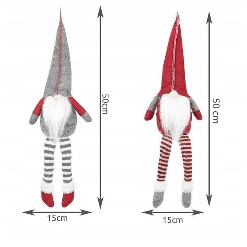 Decoratiune Craciun Elf de Jucarie 50 cm Design Hazliu - Rosu