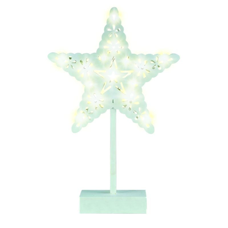 Decoratiune cu Led-uri model Steluta 39 cm pe baterii de interior