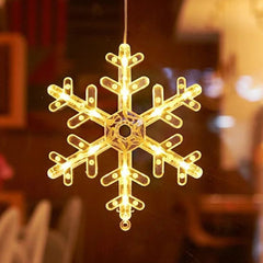 Decoratiune led pentru fereastra fulg de nea alimentare baterii 19 x 1 x 19 cm